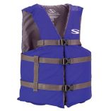 Stearns Adult Life Vest Uscg Approved Type Iii Pfd Blue Oversize Fit-small image