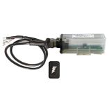 Talos Remote Housing Lightning Detection System W10 Cable Black Rectangular Indicator WTranslucent Housing-small image
