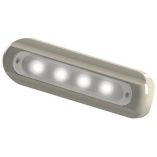 Taco 4Led Deck Light Flat Mount White Housing-small image