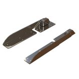 Taco Command Ratchet Hinge 1812 316 Stainless Steel Polished WHard Stop-small image