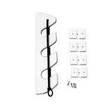 Taco 3Rod Poly Bungee Rod Holder Rack White-small image