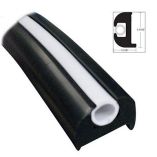 Taco Flex Vinyl Rub Rail Kit Black WWhite Insert 50 1116 X 1116-small image