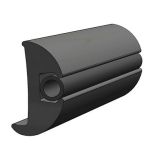 Taco Flexible Vinyl Black Rub Rail 1116 X 178 50L-small image