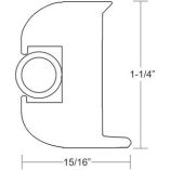 Taco Flex Vinyl Rub Rail Kit White WWhite Insert 50-small image