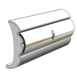 Taco Rigid Vinyl FlexCore Rub Rail 158 X 635 Frosty White 60-small image