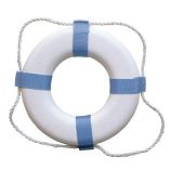 Taylor Made Decorative Ring Buoy 17 WhiteBlue Not Uscg Approved-small image