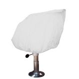 Taylor Made HelmBucketFixed Back Boat Seat Cover Vinyl White-small image
