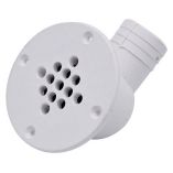 TM Marine 90Degree Cockpit Scupper Drain White-small image
