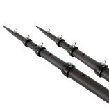 Tigress 15 Xd 3k Carbon Fiber Telescoping Outrigger Poles Matte Black Black Pair-small image
