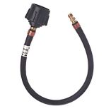 Trident Marine 20 Pigtail Hose Quick Connect W14 Male Inverted Flare Fitting-small image