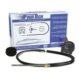 Uflex Fourtech 18 Black Mach Rotary Steering System WHelm, Bezel Cable-small image