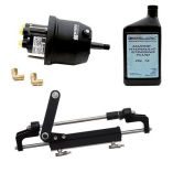 Uflex Hyco 11 Front Mount Ob System Up To 175hp Includes Up20 Fm Helm, 2qts Of Oil, Uc95Obf Cylinder-small image