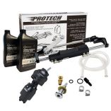Uflex Protech 21 Front Mount Tilt Ob Hydraulic System Includes Up28t Helm Pump, Oil, Uc128ts2 Cylinder, X52 Tilt No Hoses-small image