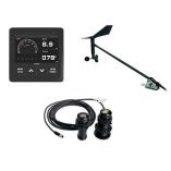 Vdo Marine Navigation Kit FSail, Wind Sensor, Transducer, Display Cables-small image