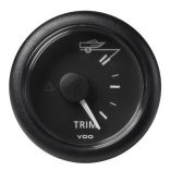 Vdo Marine 2116 52mm Viewline Trim Indicator Gauge UpDown 832v Black Dial Round Bezel-small image