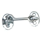 Whitecap Cabin Door Hook - CP/Brass - 3" - Marine Latches-small image