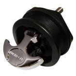 Whitecap THandle Latch Chrome Plated ZamacBlack Nylon Locking Freshwater Use Only-small image