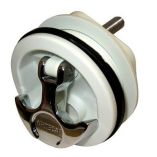 Whitecap THandle Latch Chrome Plated ZamacWhite Nylon No Lock Freshwater Use Only-small image