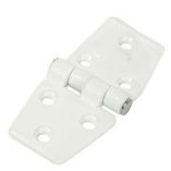 Whitecap Door Hinge - White Nylon - 1-1/2" x 3" - Marine Hinges-small image