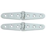 Whitecap Strap Hinge CpBrass 6 X 118 Pair-small image