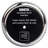Xintex Propane Control Solenoid Valve WChrome Bezel Display-small image