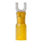 Ancor 12-10g #8 100 Pcs Spade Heat Shrink Connector Yellow-small image