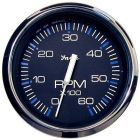 Faria Chesapeake Black Ss 4 Tachometer 6,000 Rpm Gas Inboard IO-small image