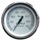 Faria Chesapeake White Ss 4 Tachometer 7,000 Rpm Gas All Outboards-small image