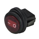 Heise Rocker Switch Illuminated Red Round 5Pack-small image