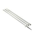 LeeS 12 Mkii Bright Silver Pole WBlack Spike 1 38 Od-small image