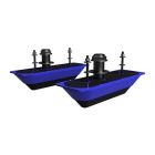 Navico Structurescan 3d Stainless Steel ThruHull Transducer Pair-small image