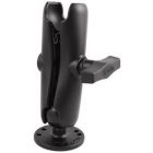 Ram Mount 15 Ball Double Socket Arm W25 Round Base-small image