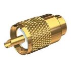 Shakespeare Pl25958G Gold SolderType Connector WUg175 Adapter Doodad Cable Strain Relief FRg58x-small image