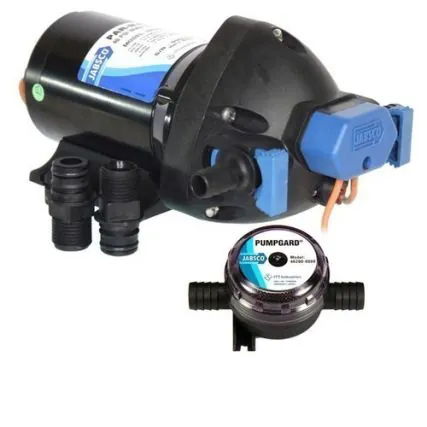 Pompa a pressione dell'acqua Jabsco Par-Max Plus 4 24V 15 L/M 60 PSI | Hattink Thermo Parts