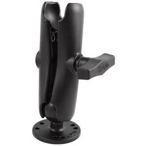 RAM Mount Double Socket Arm with Round Base