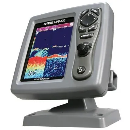 Si-Tex Cvs-126 Dual Frequency Color Echo Sounder - Marine Fish Finder