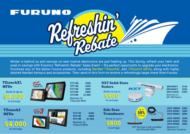 Furuno Refreshin Rebate Savings